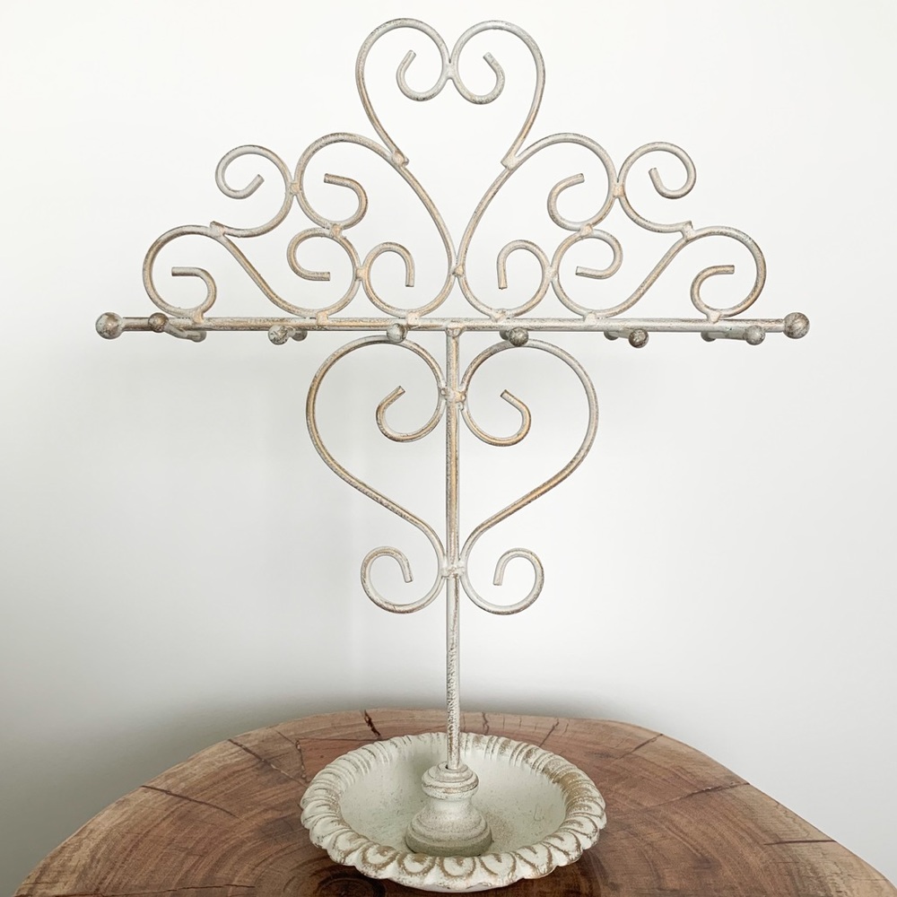Antique Finish Jewelry Tree